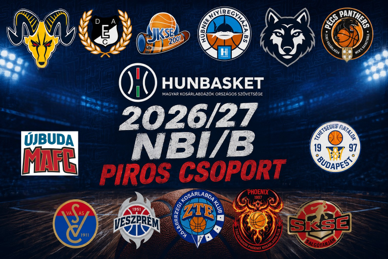Tizenhárom csapattal indul a 26/27-es kosárlabda szezon!