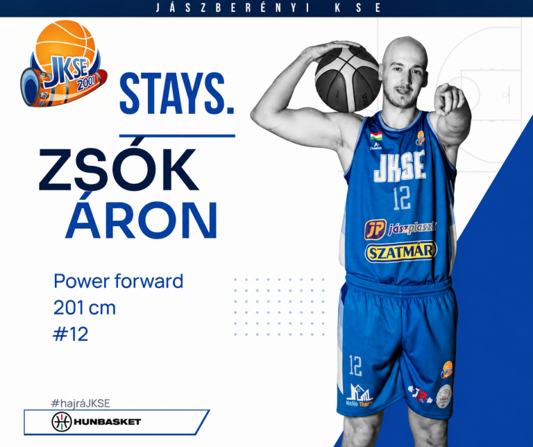 ZSÓK ÁRON a harmadik szezonját kezdi meg Jászberényben