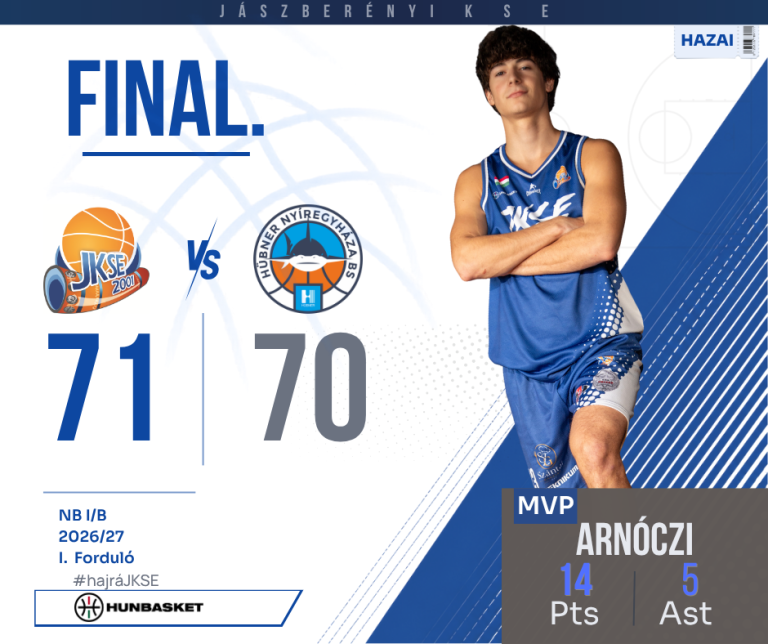 🏀 GYŐZELEMMEL INDÍTOTTUK A SZEZONT! 💙🤍