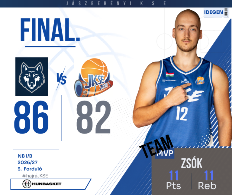 🏀 MEGSZORONGATTUK A FARKASOKAT! 🐺💙🤍